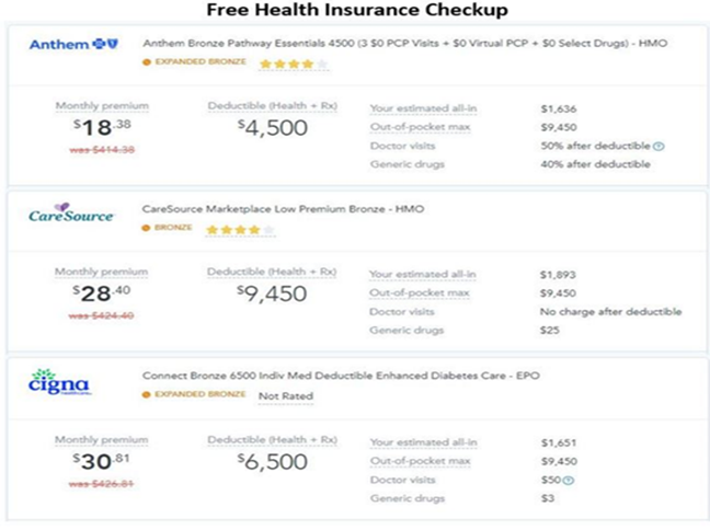 Insurance Agent - Free Health Insurance Checkup